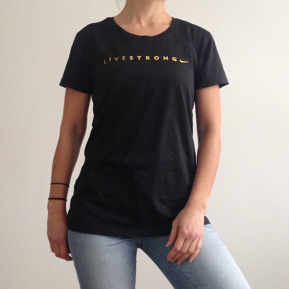 Nike - Black “Livestrong” Dri-Fit Workout Shirt